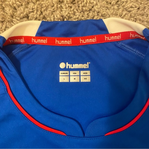 HUMMEL - Rangers F.C. 2018-19 Long Sleeve Home Kit Jersey - Size M/L - Picture 3 of 10
